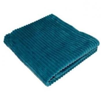 Velours Doux Paon Couverture Boudoir Domiva 75x100 cm