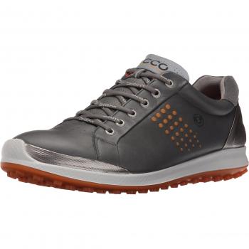 ECCO Biom Hybrid 2, Calzado de Golf para Hombre, Gris (50027DARK SHADOW/ORANGE), 43 EU