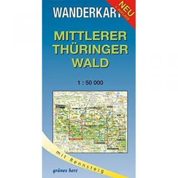 Mittlerer Thüringer Wald 1 : 50 000 Wanderkarte