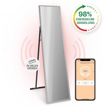 Aquecedor de Infravermelho 900W Klarstein La Palma com Espelho
