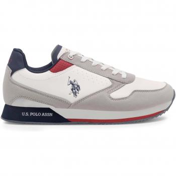 Weißer Sneaker U.S. Polo Assn. NOBIL003M/CHY4