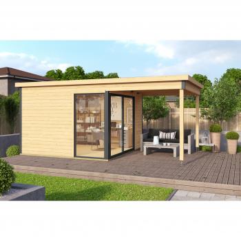 WEKA Abri Domeo 2 Plus (8,48 m² + 5,82 m²) – Variante Bois