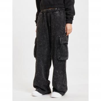 Thug Life Acid Wash Sweat Pants Black XS Women