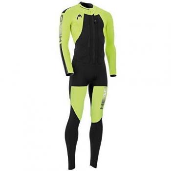 Traje de Neopreno Head Swimrun Rough 4.3.2 para Hombre, Amarillo y Negro, Talla 42