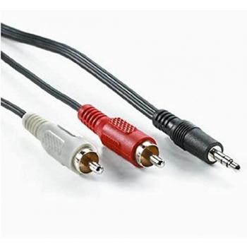 Câble ROLINE 3,5mm à 2 RCA M, Longueur 1,5m