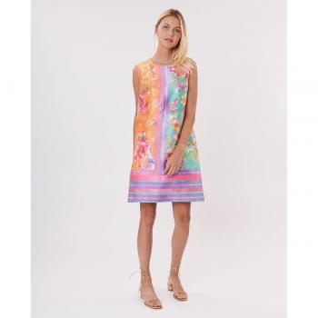 Robe courte sans manches à motifs floraux DERHY