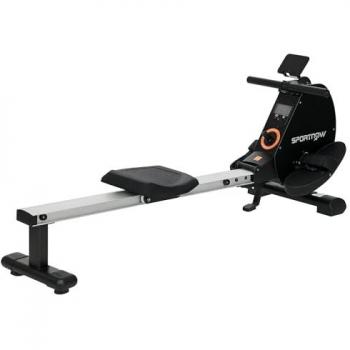 SPORTNOW Dual-Rail Magnetic Rowing Trainer, Portable