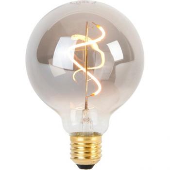 Lampadina LED E27 G95 dimmerabile spirale fumo 3W 95 lm 1800K