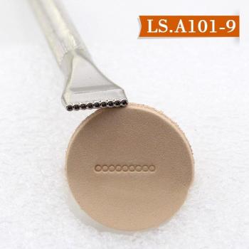 Leather Carving Tool with Dot Pattern
