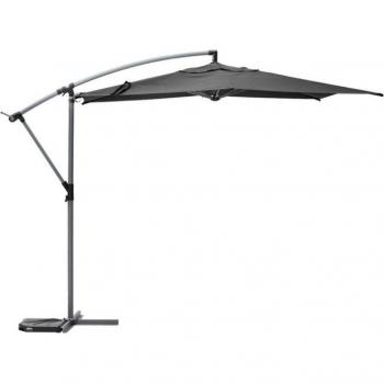 Parasol déporté rond Manoa Ardoise & Graphite