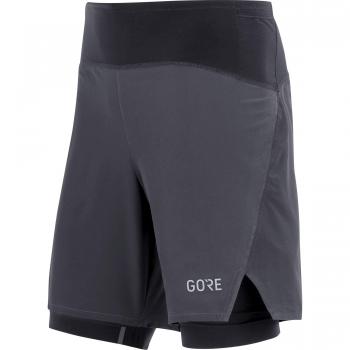 Gore Wear R7 Short 2 en 1 pour Homme Noir