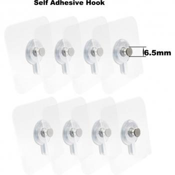 8PCS Non-Trace Adhesive Picture Hanging Nails