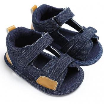 Boiiwant Soft Cotton Toddler Sandals for Boys
