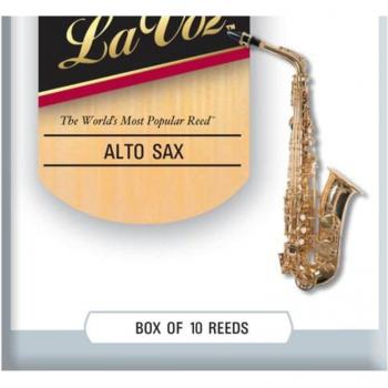 D'Addario La Voz Alto Saxophone Reeds (Soft, Box of 10)