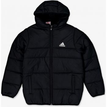 Adidas, Padded, Chaqueta, Acolchada, Sportwear, Capucha, Poliester, Ribetes Elasticos, Niño, Negro, ADIL6073_NEGRO