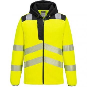 Abrigo Polar Bicolor PortWest 5XL Hi-Vis con Capucha Afelpada