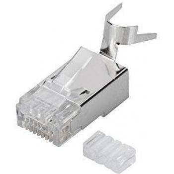 DIGITUS | Modularstecker für Rundkabel, CAT 6A, geschirmt