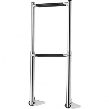 Escalón Móvil 2 Pasos, Telescópico, Acero Inoxidable – Plataforma Marina 600×270 mm