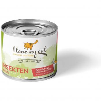 Ich liebe meine Katze Feuchtfutter mit Insekten für große Katzen