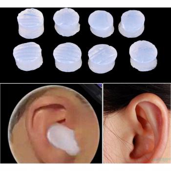 Waterproof Silicone Earplugs for Swimming and Sleeping