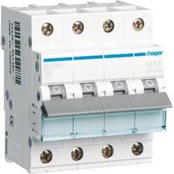 Miniatur‑schalter C‑typ 4p 4 moduli HAGER MCN616