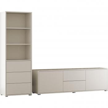 Set Mobili Soggiorno Comfivo Fersoe 111 – Con Singole Parti, Cachemire