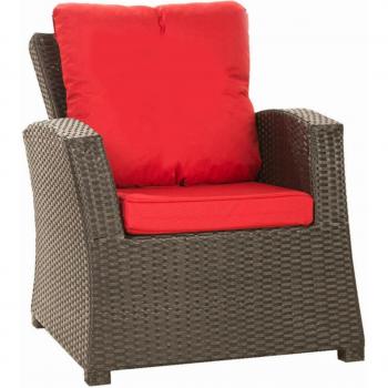 Coussins de salon rotin – extérieur, 56x52x7 & 56x50