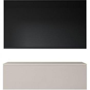 Modernes Lowboard BARGO 100 cm Beige mit LED-Beleuchtung