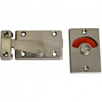 Bathroom/W.C. Doors Satin Chrome Indicator Bolt