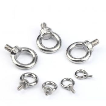 5Pcs 304 Stainless Steel Ring Screw Eye Bolts
