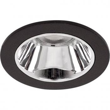 BRUMBERG Apollo Micro, stilvoll, rund, 3.500 K, schwarz