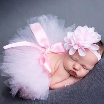 Newborn Photography Peacock Beanie Set
