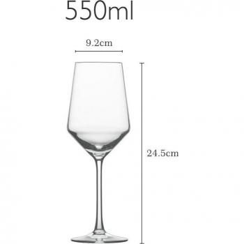 Taza Roja de Vino Estilo Europeo