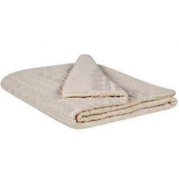 Couverture Scandinave Beige 110 x 180 cm