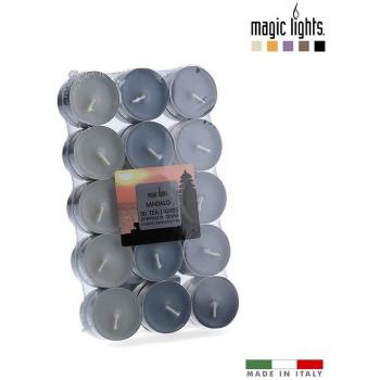 Confezione da 30 Candeline di Legno di Sandalo Luci Magiche 3,7 cm