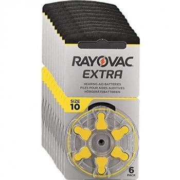 Rayovac R-extra-10 Piles auditives type 10