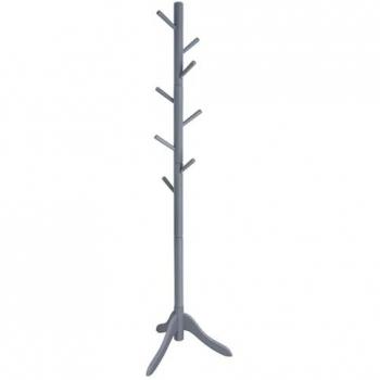 Classic Wood Coat Rack with 8 Hooks