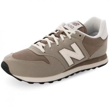 New Balance Sneaker 500 in Mushroom und Sea Salt