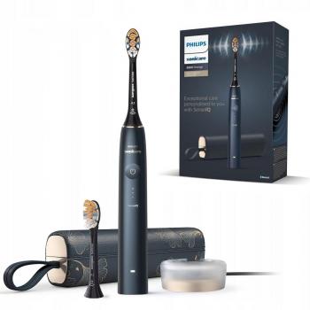 Sonicare DiamondClean Prestige 9000 HX9992 – Premium‑Zahnbürste, 5 Programme, 2 Aufsteckbürsten, Ladeetui