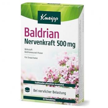 Kneipp Baldrian Nervenkraft 500 mg Filmtabletten 30 Stück