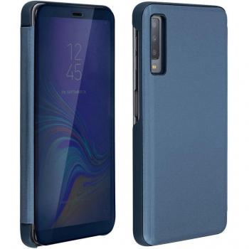 Capa Protector Transparente Azul con Reflejo para Samsung Galaxy A7 2018