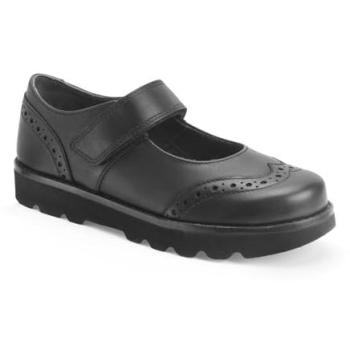 Black Cosmos Mary Jane School Shoes for Women