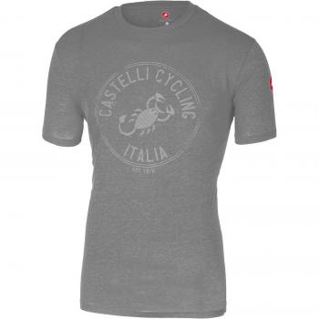 Camiseta Armando Melange Castelli Gris Claro (M)