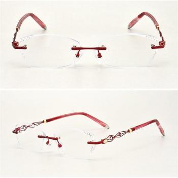 Gafas de Moda Sin Marco con Lentes Anti‑Radiación