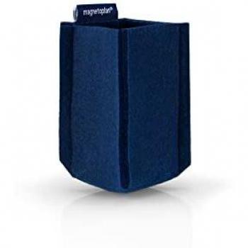 MagnetoTray Small Blue Felt Pen Holder