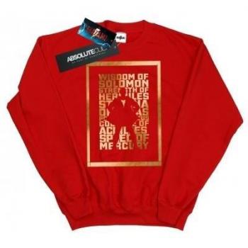Li-cense Shazam Gouden Tekst Sweatshirt voor Heren