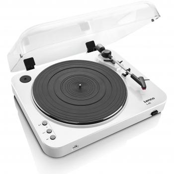 Lenco L-85WH Semi-automatic Turntable with USB Direct Encoding