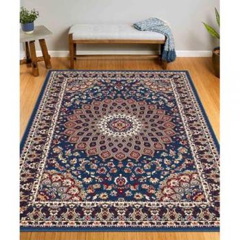 Design Orientale Royal Shiraz 2082 – Tappeto Azzurro 280x380 per Salotto