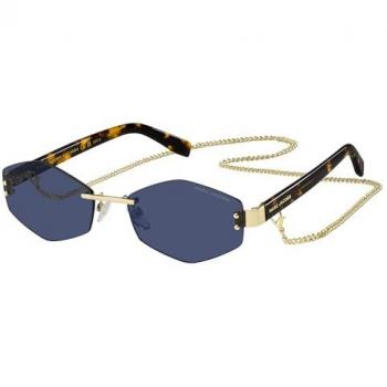 57 mm Marc Jacobs Gold/Blue AIR Geometry Glasses for Women