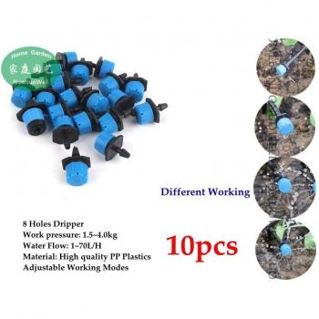 Bonsai FlowPro 500mm Drippers – 8‑Hole, Adjustable, 10pcs